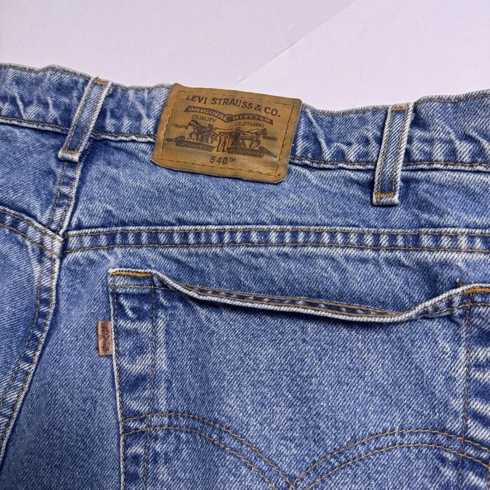 Vintage Levis 540 Jeans‎ Mens 38x30 (fits 35x30) Blue Denim Relaxed Straight 90s